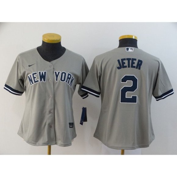 derek jeter gray jersey